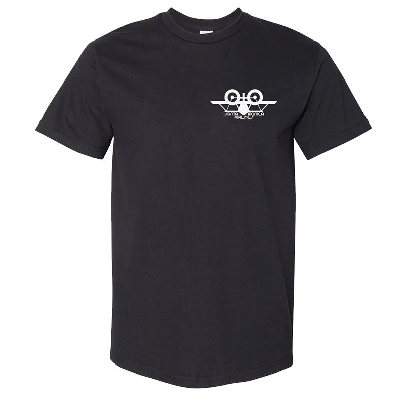 Santa Monica Airlines (SMA) STIGMATA Short Sleeve Black T-Shirts-5150 Skate Shop