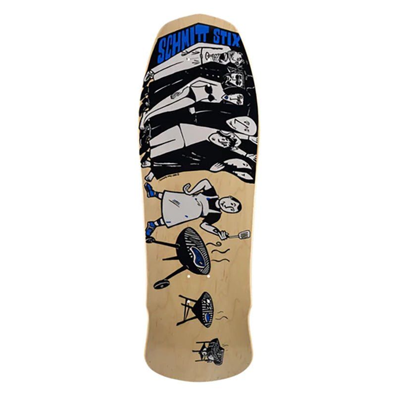 Schmitt Stix 10.125" x 30.625" Joe Lopes BBQ NATURAL Skateboard Deck 5150 Skate Shop