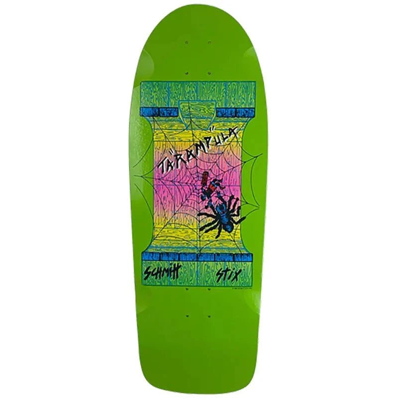 Schmitt Stix 10" x 29.5" Tarampula Re-issue GREEN DIP Skateboard Deck 5150 Skate Shop