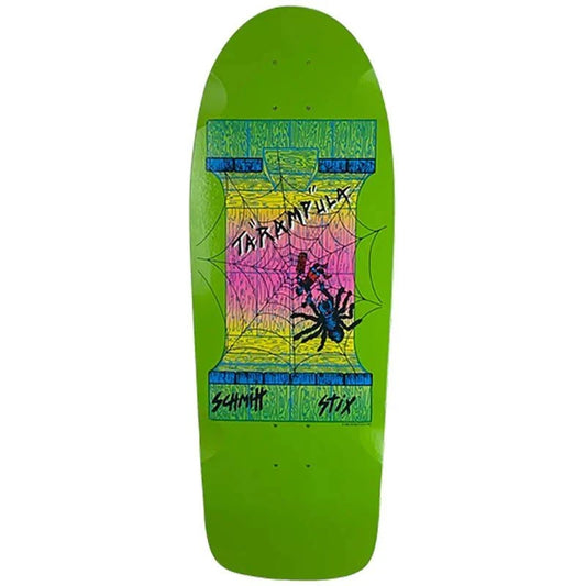 Schmitt Stix 10" x 29.5" Tarampula Re-issue GREEN DIP Skateboard Deck 5150 Skate Shop