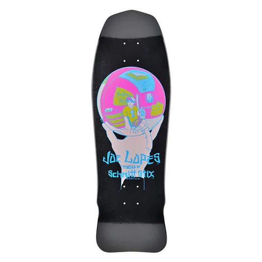 Schmitt Stix 10" x 30" Joe Lopes Crystal Ball Modern Concave BLACK DIP Skateboard Deck 5150 Skate Shop