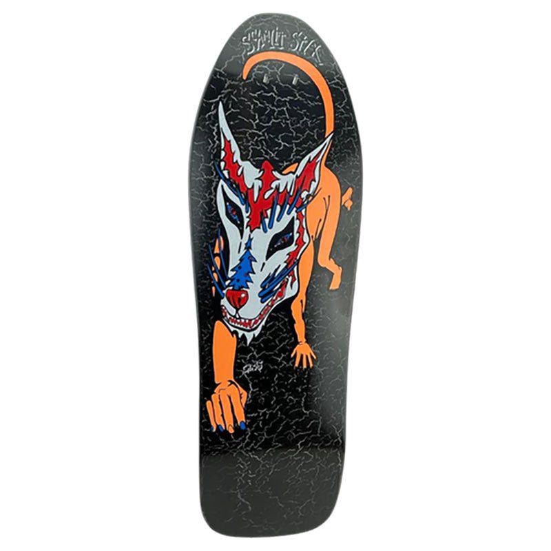 Schmitt Stix 10" x 31.875" CRACKLE  Chris Miller Dog Large Limited Skateboard Deck 5150 Skate Shop