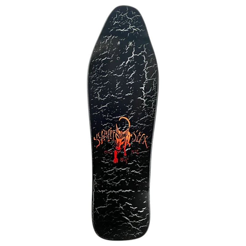 Schmitt Stix 10" x 31.875" CRACKLE Chris Miller Dog Large Limited Skateboard Deck-5150 Skate Shop