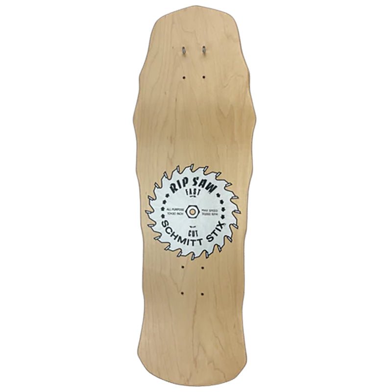 Schmitt Stix 10"x 30" Limited Gold Foil Ripsaw Skateboard Deck-5150 Skate Shop