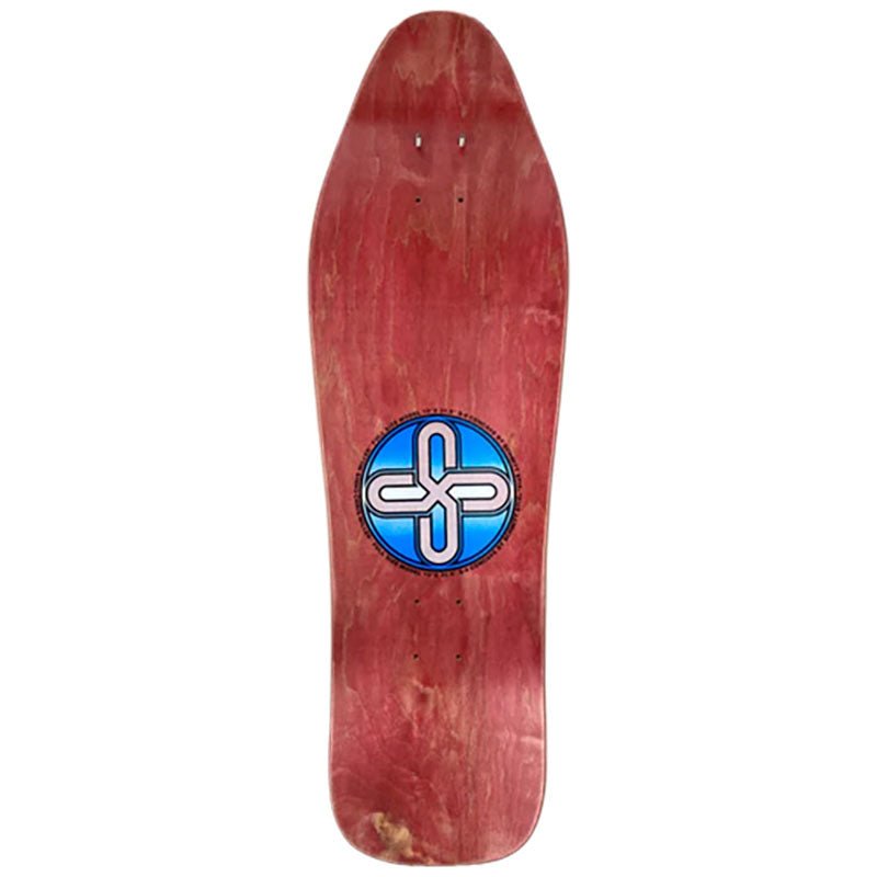 Schmitt Stix 10"x 31.875" Chris Miller III Bird In Mouth (RED STAIN) Skateboard Deck - 5150 Skate Shop