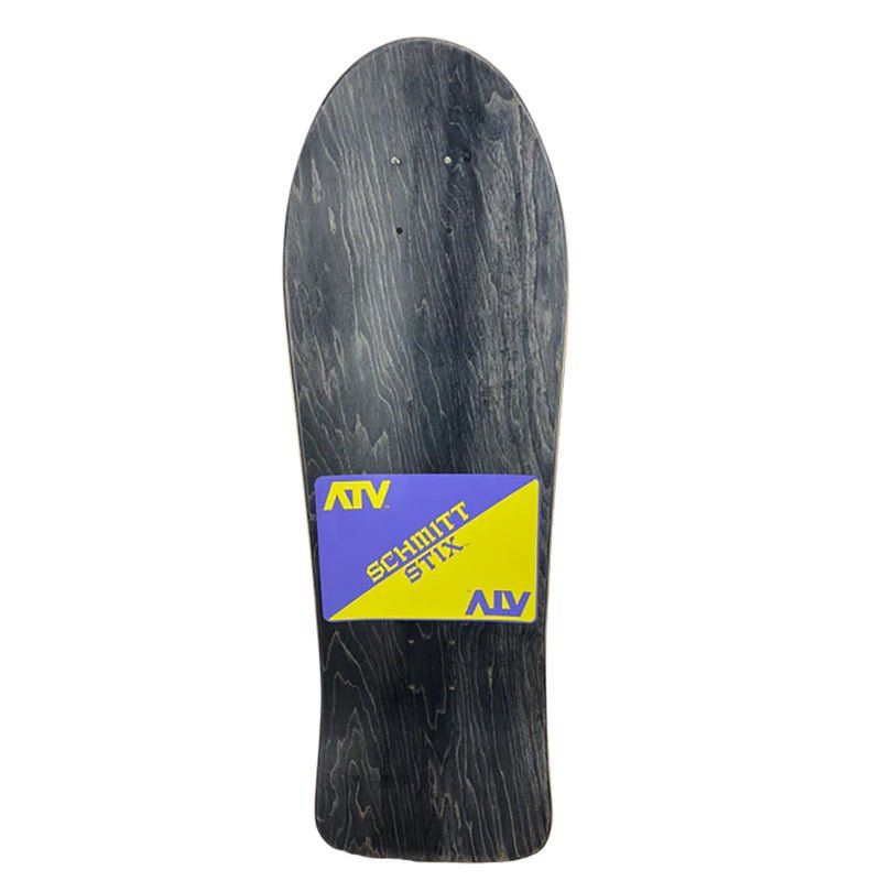Schmitt Stix 9-3/8" x 30.25" WB 15.5" (BLACK STAIN) ATV Skateboard Deck 5150 Skate Shop