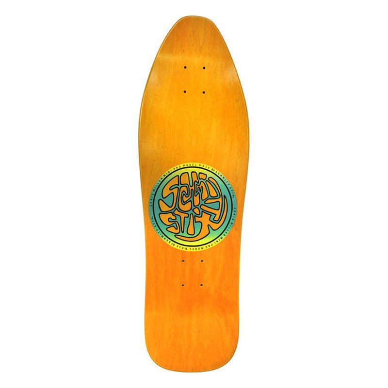 Schmitt Stix 9.5" x 30" Chris Miller Cat Bird (ORANGE STAIN) Skateboard Deck 5150 Skate Shop