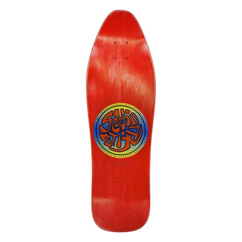 Schmitt Stix 9.5" x 30" Chris Miller Cat Bird (RED STAIN) Skateboard Deck 5150 Skate Shop