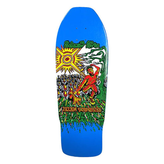 Schmitt Stix 9.875" x 31" Allen Midgette Flower Picker Re-issue (BLUE DIP) Skateboard Deck-5150 Skate Shop