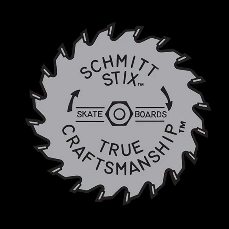 Schmitt Stix Skateboards Black T-Shirts-5150 Skate Shop