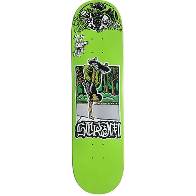 Scram 8.25" Keenan Green Skateboard Deck 5150 Skate Shop