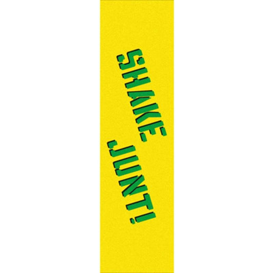 Shake Junt 9" x 33" Yellow/Green Skateboard Grip Tape - 5150 Skate Shop