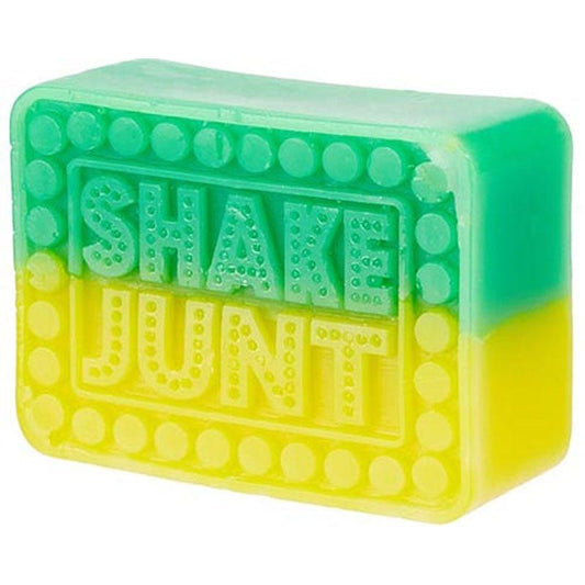 Shake Junt Box Logo Green Yellow Skateboard Curb Wax 5150 Skate Shop