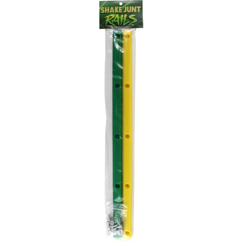 Shake Junt Green/Yellow Sakateboard Rails 1pr-5150 Skate Shop