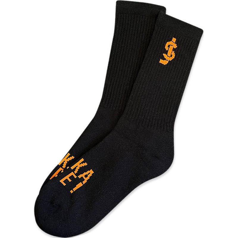Shake Junt Yadadamean Black Crew Socks-5150 Skate Shop