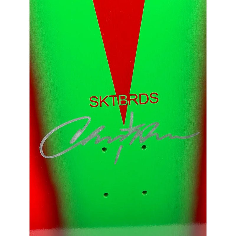 SIGNED & NUMBERED HOSOI CHRISTMAS 2022 OG HAMMERHEAD 10.5" x 31" Red Green-5150 Skate Shop