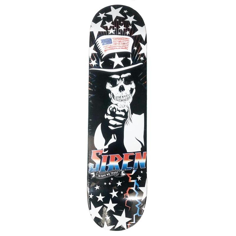 Siren 8.0” Uncle Sam USA Re-Issue Skateboard Deck - 5150 Skate Shop