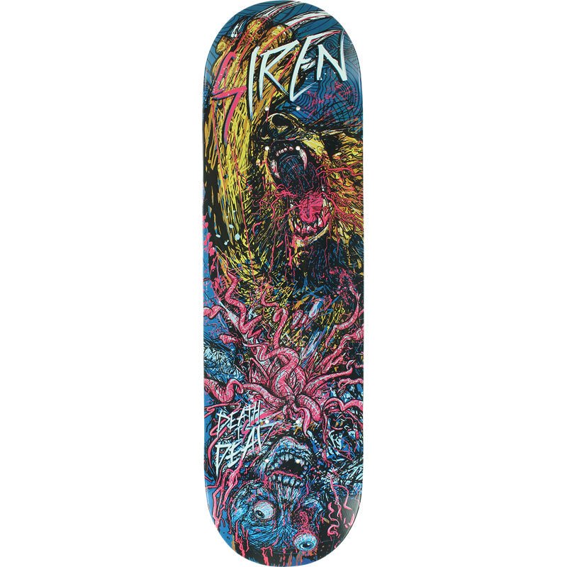 Siren 8.5" Zombie VS Bear Skateboard Deck - 5150 Skate Shop