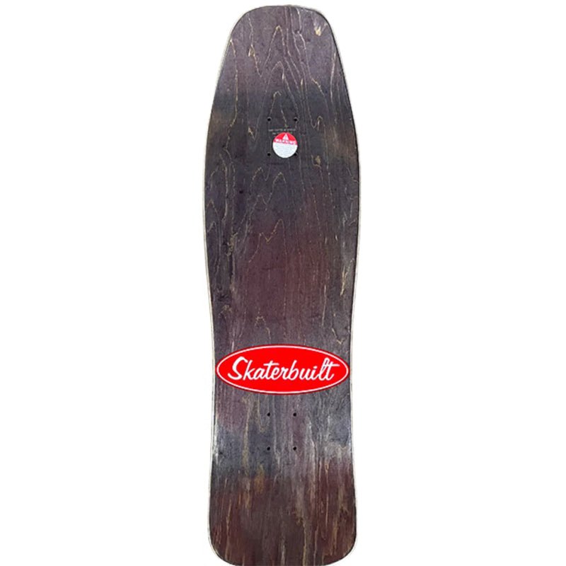 Skaterbuilt 9.5" x 33" Bowlrider Worldwide Black Skateboard Deck - 5150 Skate Shop