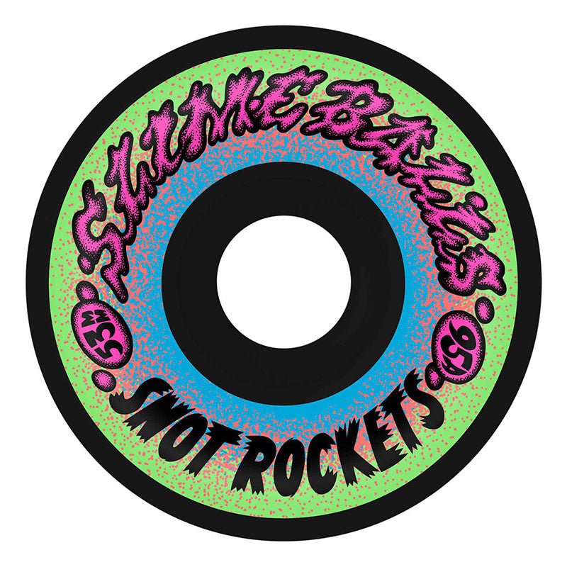 Slime Balls 53mm 95a Snot Rockets Black Skateboard Wheels 4pk-5150 Skate Shop