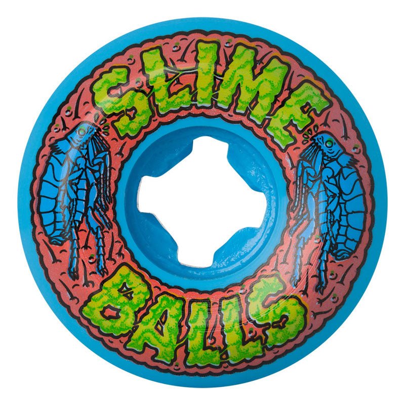 Slime Balls 53mm 99a Flea Balls Speed Balls Blue Skateboard Wheels 4pk - 5150 Skate Shop
