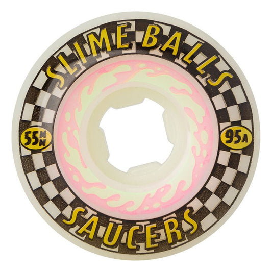 Slime Balls 55mm 95a Saucers Skateboard Wheels 4pk - 5150 Skate Shop