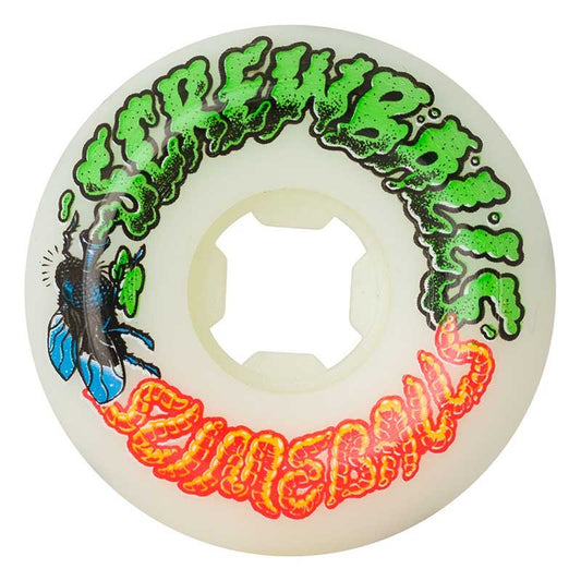 Slime Balls 56mm 99a Screw Balls Speed Balls White Skateboard Wheels 4pk-5150 Skate Shop