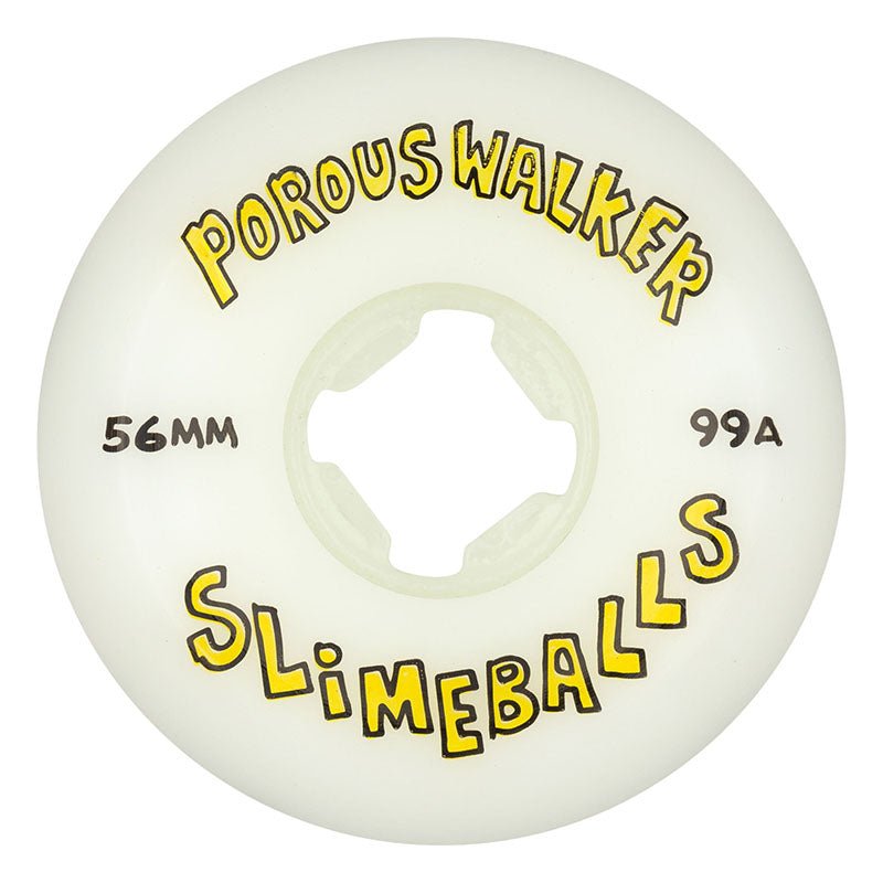 Slime Balls 56mm 99a Stupid Brains Speed Balls White Skateboard Wheels 4pk-5150 Skate Shop
