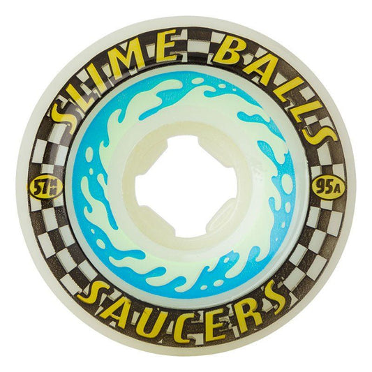 Slime Balls 57mm 95a Saucers Skateboard Wheels 4pk 5150 Skate Shop