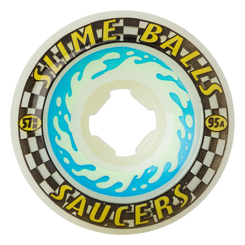 Slime Balls 57mm 95a Saucers Skateboard Wheels 4pk-5150 Skate Shop