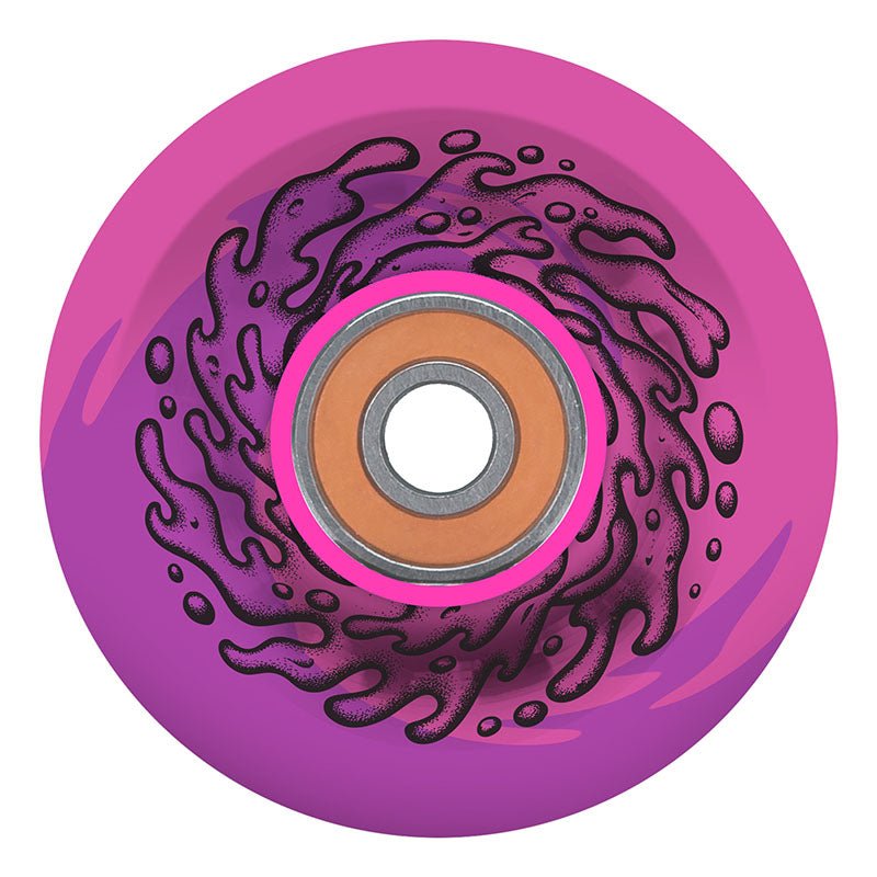 Slime Balls 60mm 78a Light Ups OG Slime Pink/Purple Skateboard Wheels 4pk-5150 Skate Shop