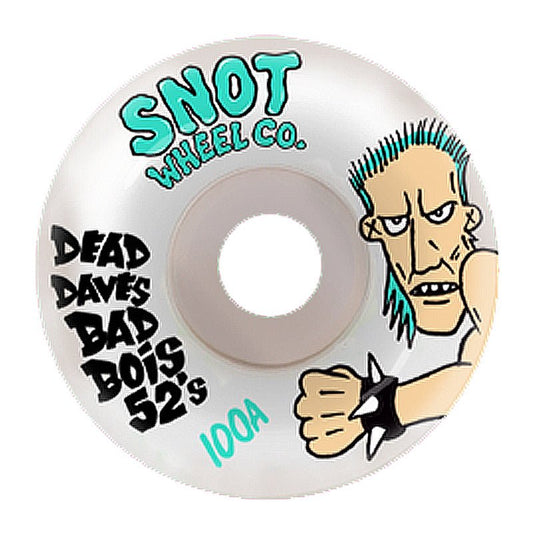 Snot 52mm 101a Dead Dave Bad Bois Conical (Glow In The Dark) Skateboard Wheels 4pk - 5150 Skate Shop
