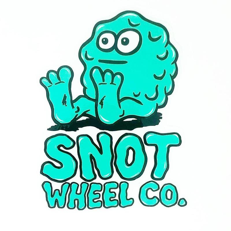 Snot Wheel Co. Large Snot Booger Logo Sticker-5150 Skate Shop