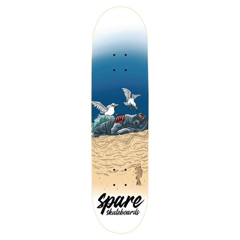 Spare 8.5" Walrus Death Skateboard Deck-5150 Skate Shop