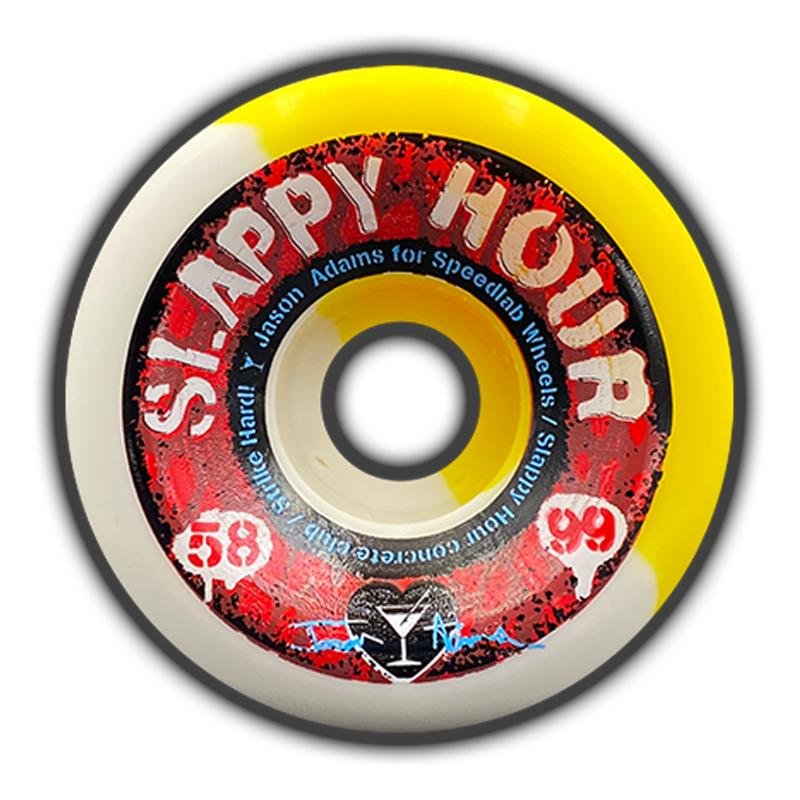 Speedlab 58mm 99a Slappy Hour Jason Adams Pro Model Skateboard Wheels 4pk-5150 Skate Shop