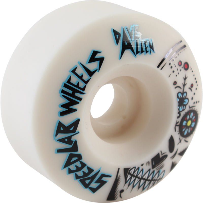 Speedlab 60mm 101a Dave Allen Pro White Skateboard Wheels 4pk 5150 Skate Shop