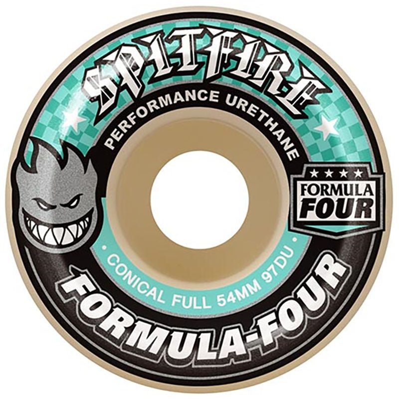 Spitfire 54mm 97d Formula Four Conical Full Skateboard Wheels 4pk-5150 Skate Shop