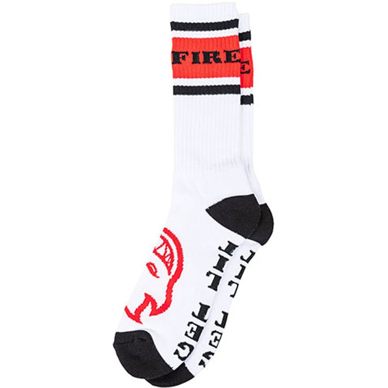 Spitfire Classic 87 Bighead White/Black/Red Socks (1pr) - 5150 Skate Shop