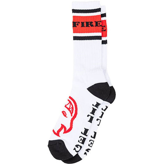 Spitfire Classic 87 Bighead White/Black/Red Socks (1pr)-5150 Skate Shop