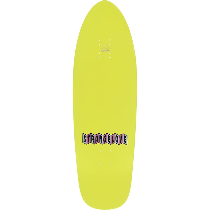 StrangeLove 10" x 32.75" Natas Sean Cliver Yellow Dip Skateboard Deck-5150 Skate Shop