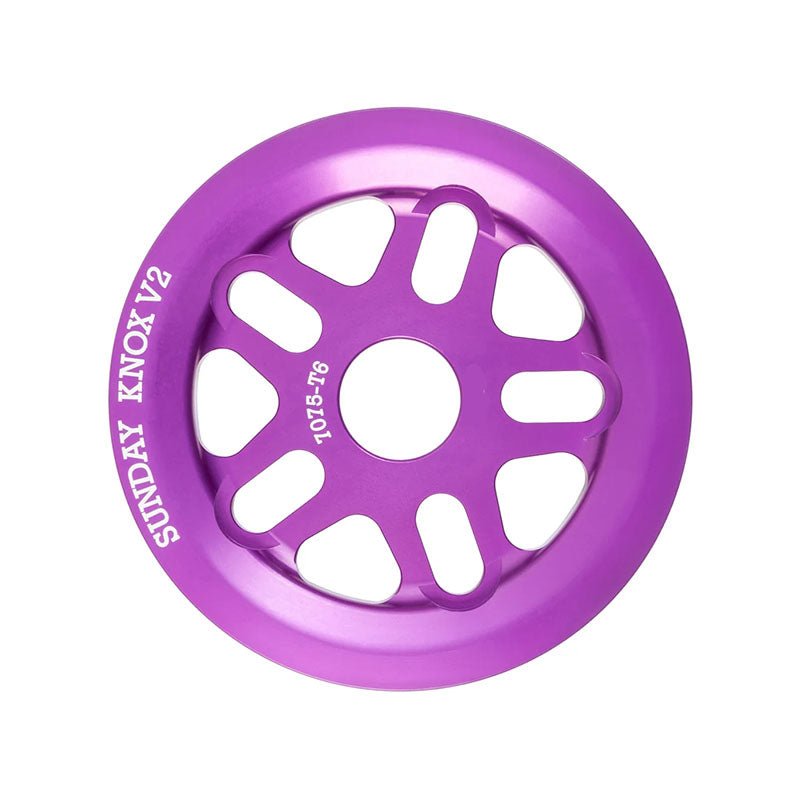 Sunday BMX Knox V2 Anodized Purple 28T Sprocket-5150 Skate Shop
