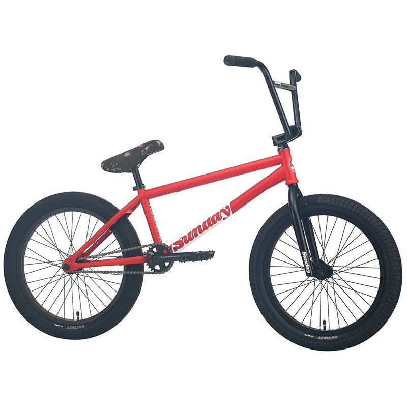 Sunday Forecaster Matte Fire Engine Red with 20.75" Brett Silva Signature BMX Bike 2023-5150 Skate Shop