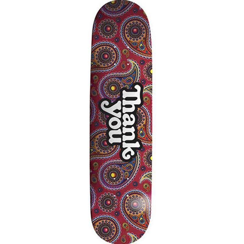 Thank You 8.38” Paisley Logo Skateboard Deck - 5150 Skate Shop