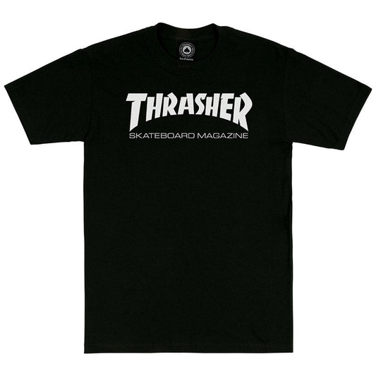 Thrasher Skateboard Magazine Black T-Shirts-5150 Skate Shop