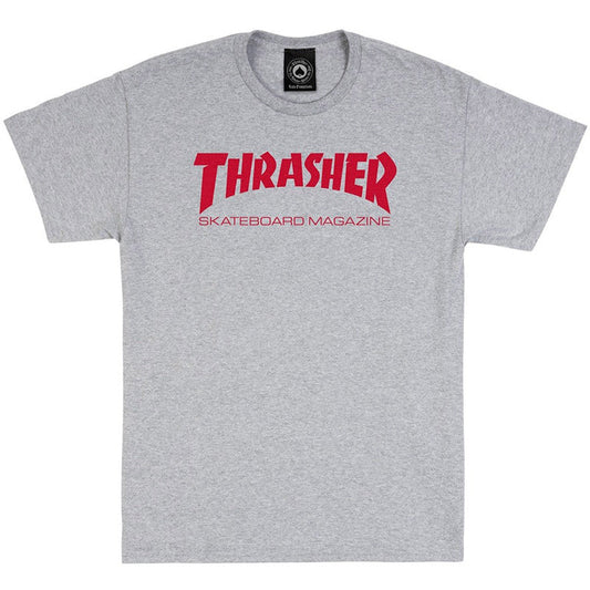Thrasher Skateboard Magazine Grey T-Shirts-5150 Skate Shop