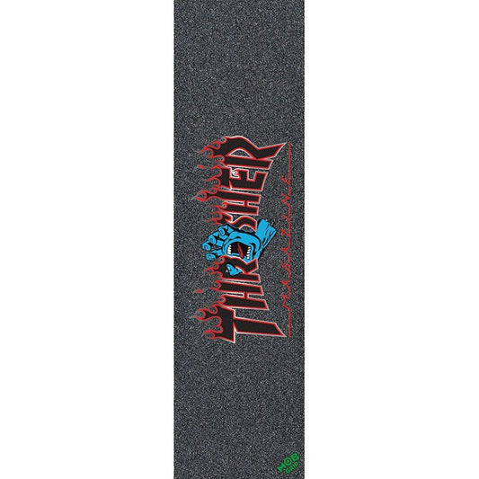 Thrasher x SC Screaming Flame Logo 11" x 33" Mob Skateboard Grip Tape 1pc 5150 Skate Shop