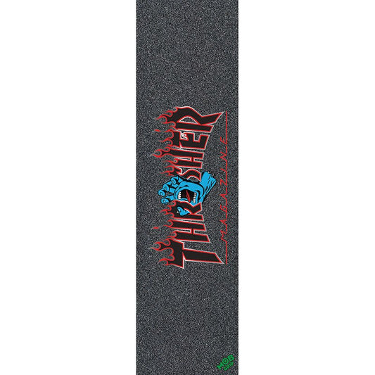 Thrasher x SC Screaming Flame Logo 11" x 33" Mob Skateboard Grip Tape - 5150 Skate Shop