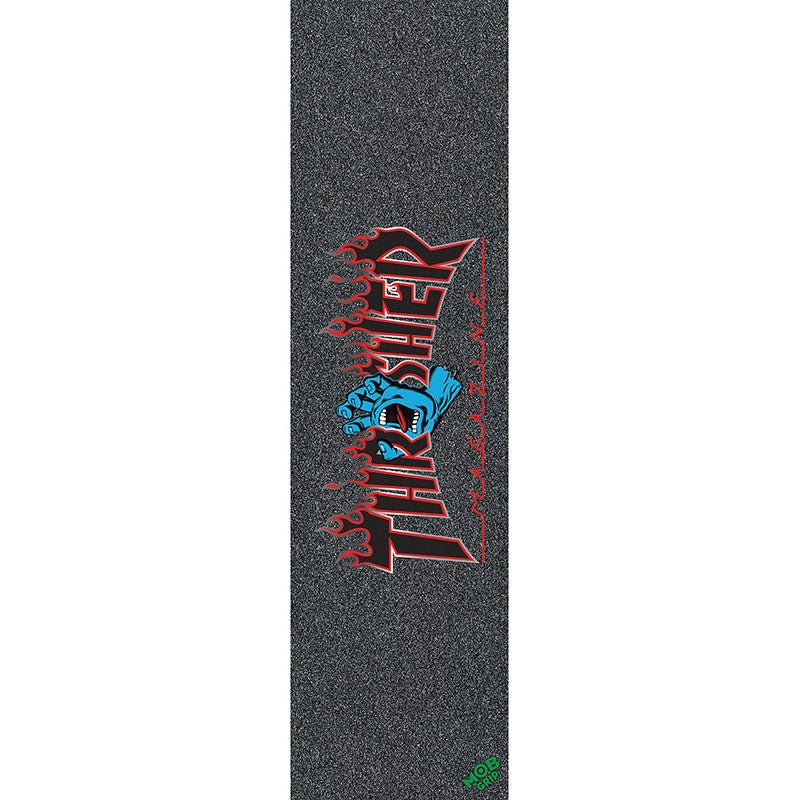 Thrasher x SC Screaming Flame Logo 11" x 33" Mob Skateboard Grip Tape-5150 Skate Shop