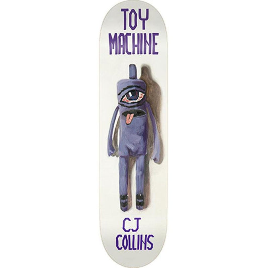 Toy Machine 7.75” x 31.25" CJ Collins Sock Doll Skateboard Deck - 5150 Skate Shop
