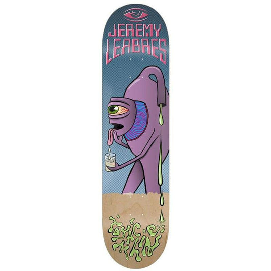 Toy Machine 8.38” x 32" Jeremy Leabres Face Off Skateboard Deck - 5150 Skate Shop